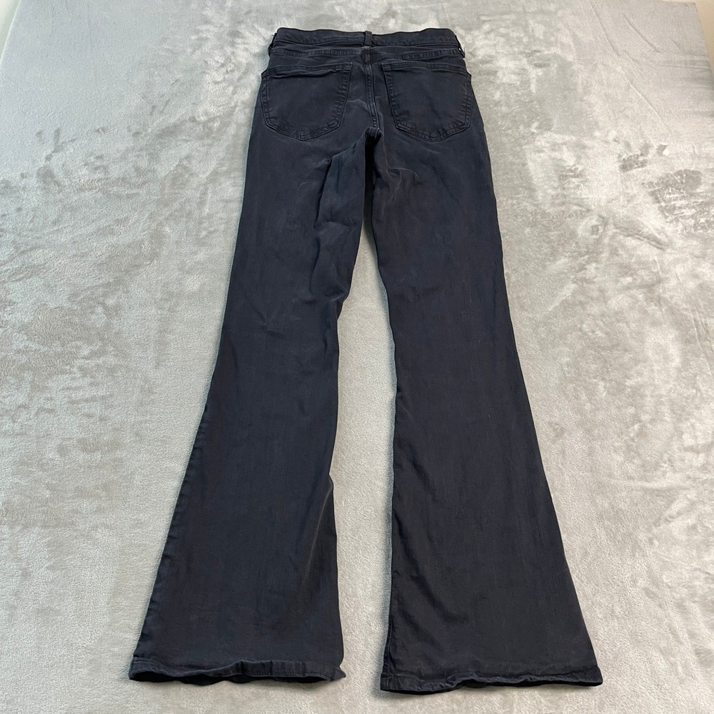 Topshop Moto Jamie Flare Jeans Black High Rise Stretch 28x32 (24x31) Grunge - Picture 12 of 14